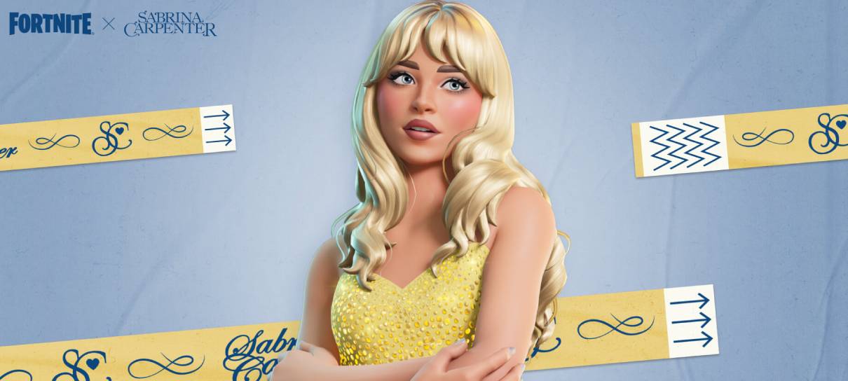 Sabrina Carpenter chega ao mundo de Fortnite em novo crossover