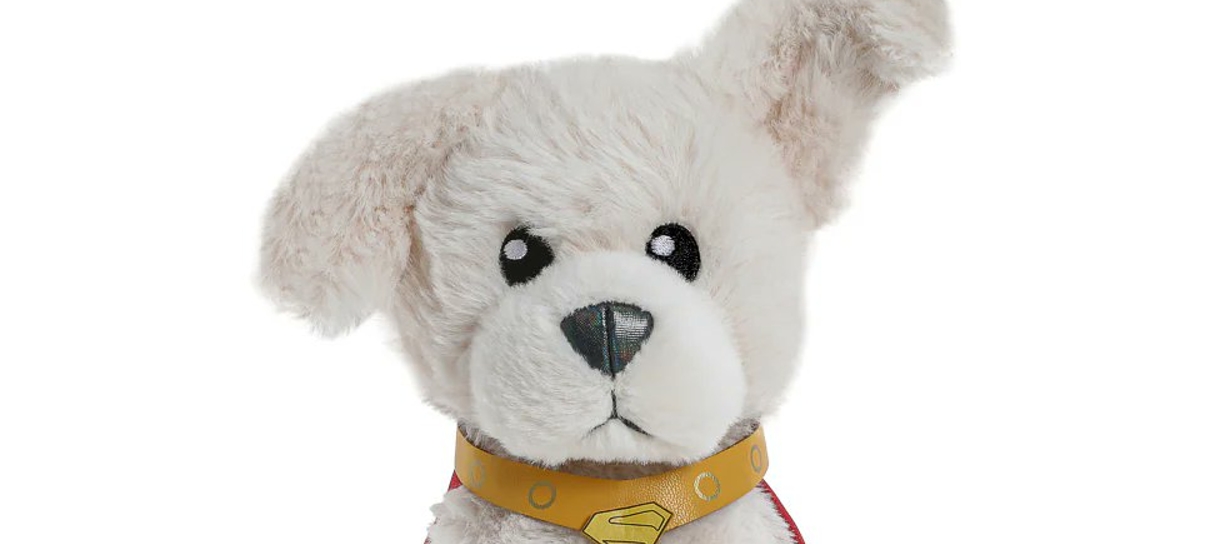 Melhor "aumigo" do Superman, Krypto vira pelúcia adorável e irresistível