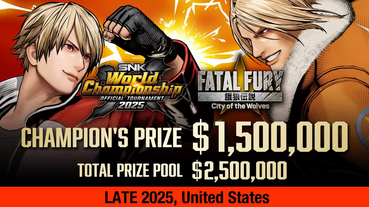 Torneio de Fatal Fury: City of the Wolves oferece prêmio de US$ 1,5 milhão