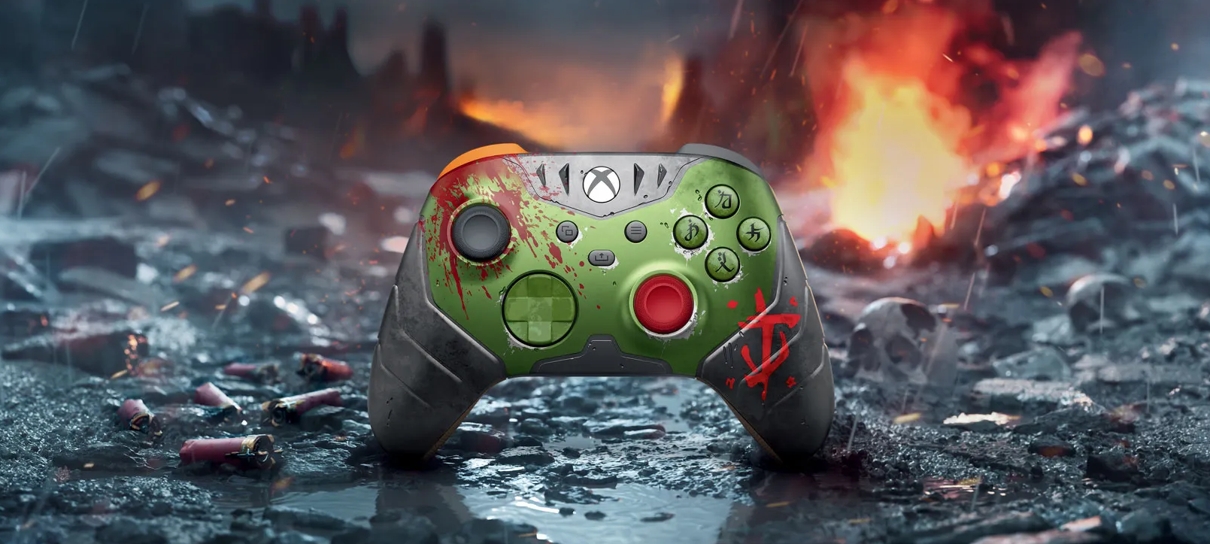 Xbox revela controle e mais acessórios temáticos de Doom: The Dark Ages