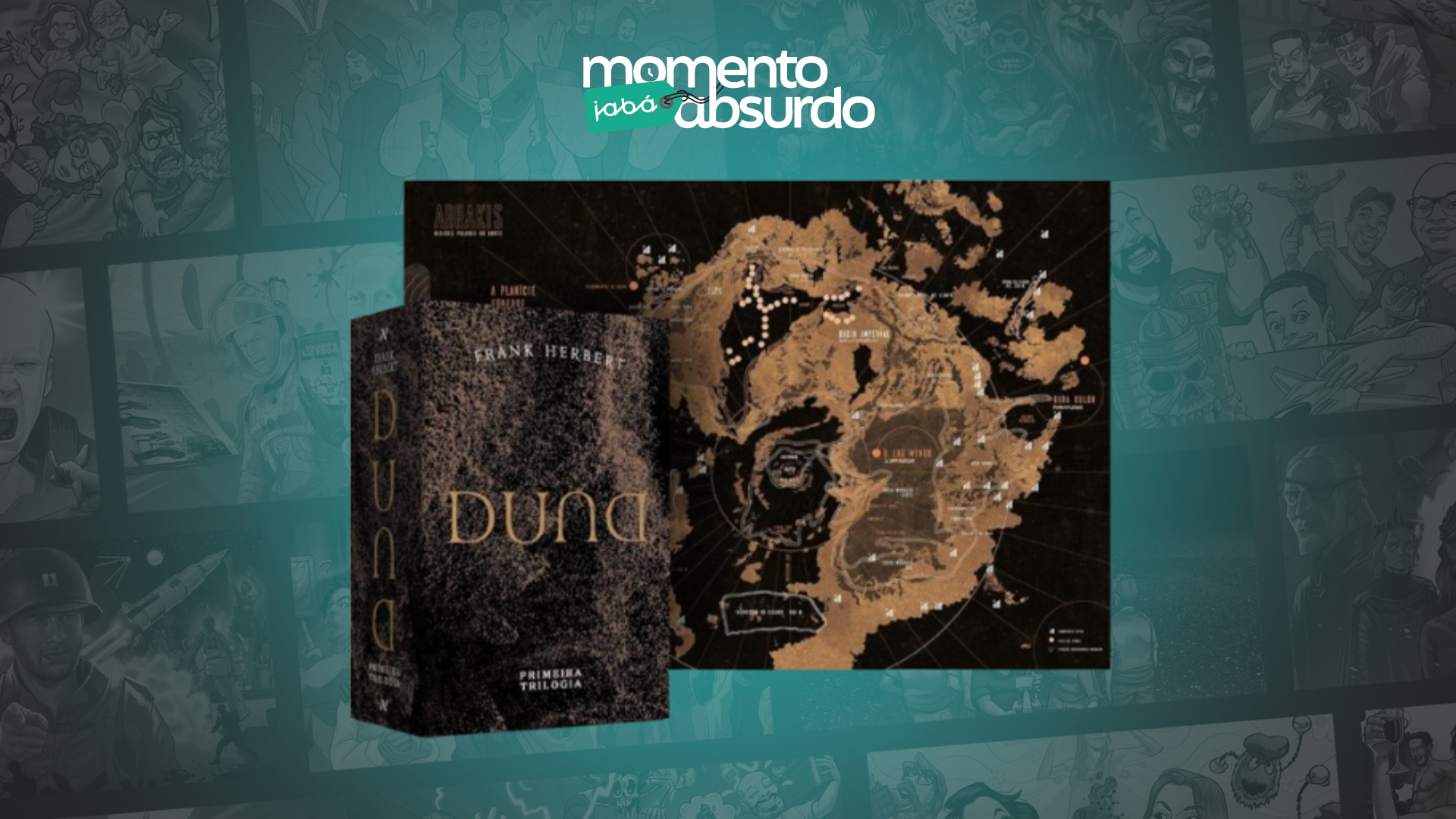 Box Trilogia Duna em capa dura está com desconto na Amazon