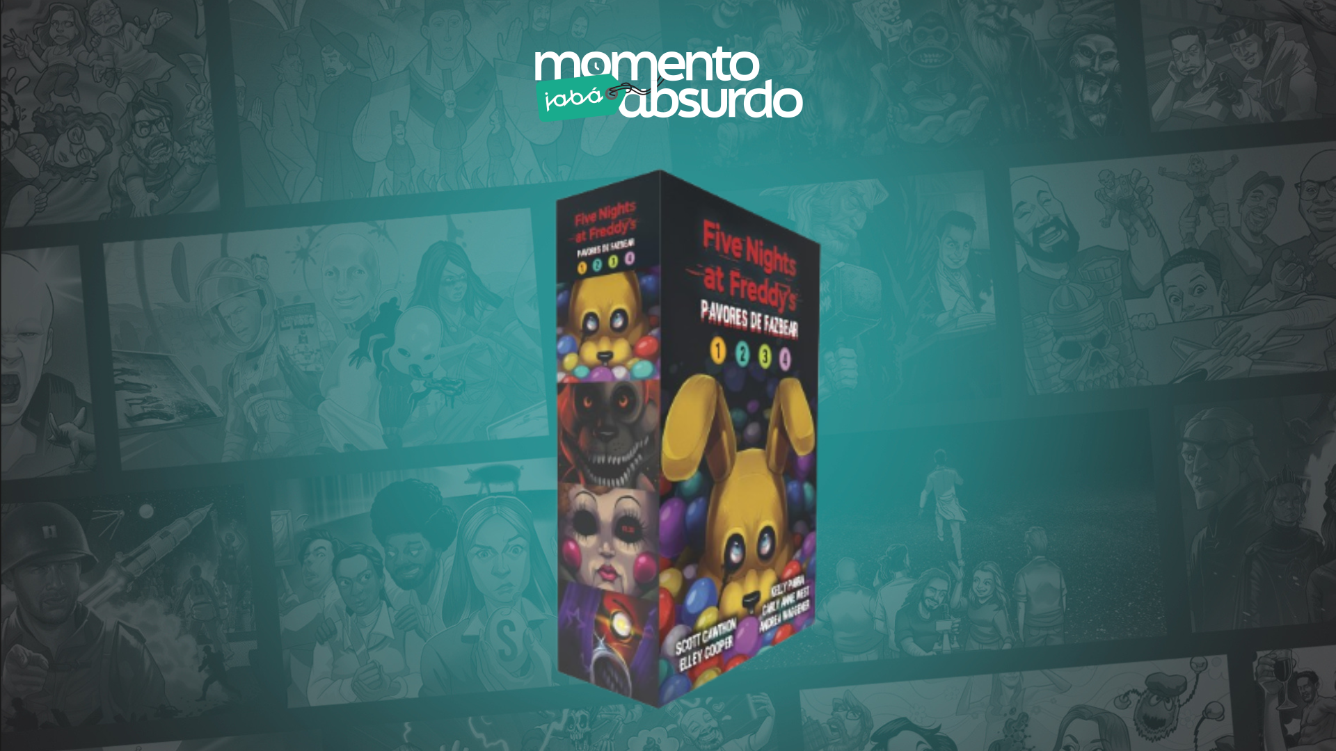 Box de livros de Five Nights at Freddy’s com desconto apavorante na Amazon