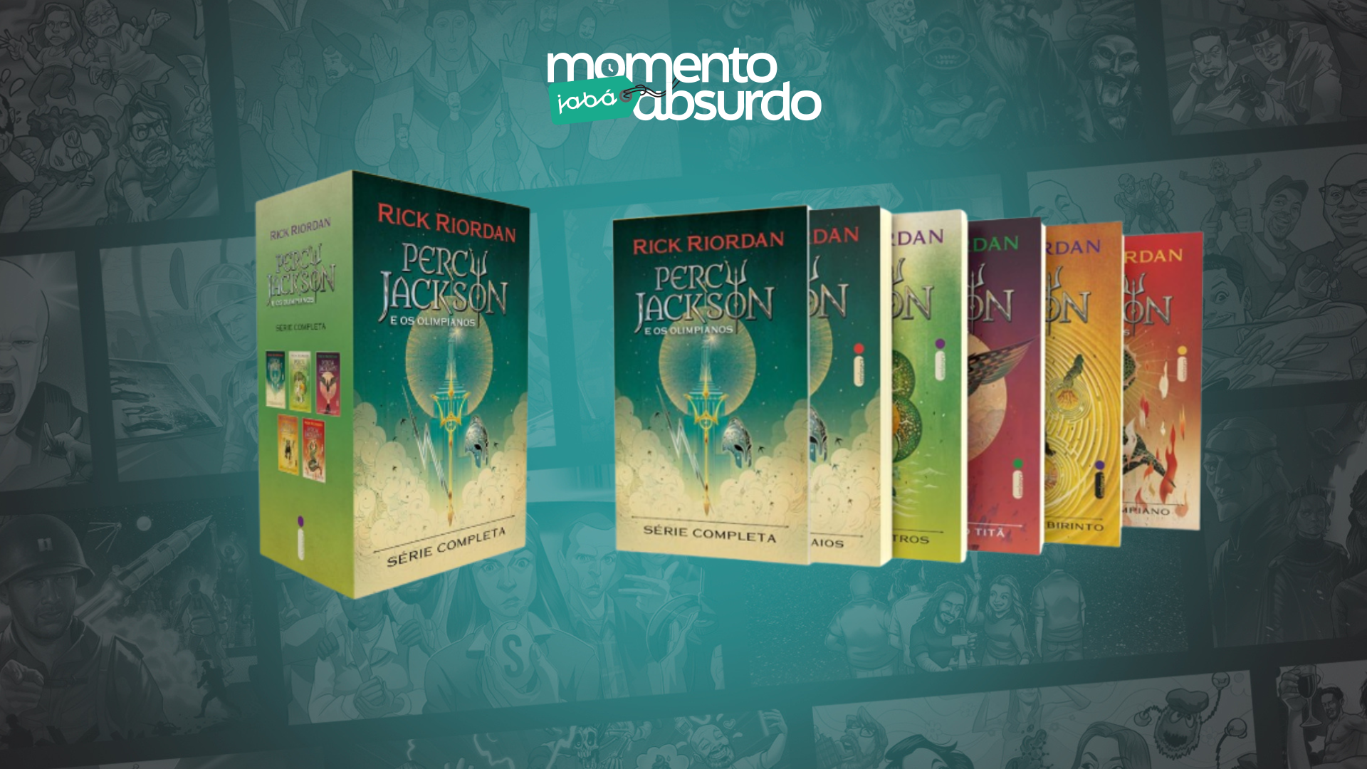Box de livros de Percy Jackson está com desconto olimpiano na Amazon