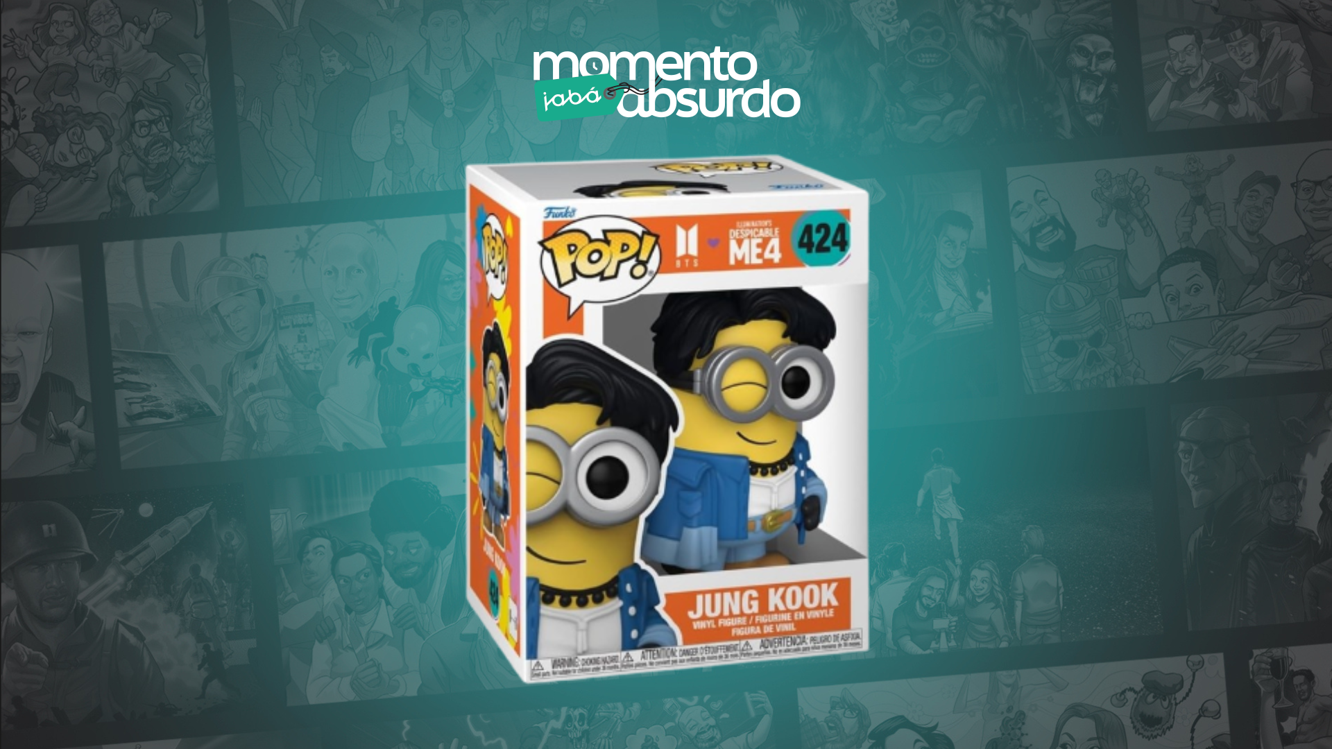 Funko Pop! de BTS em Meu Malvado Favorito em oferta
