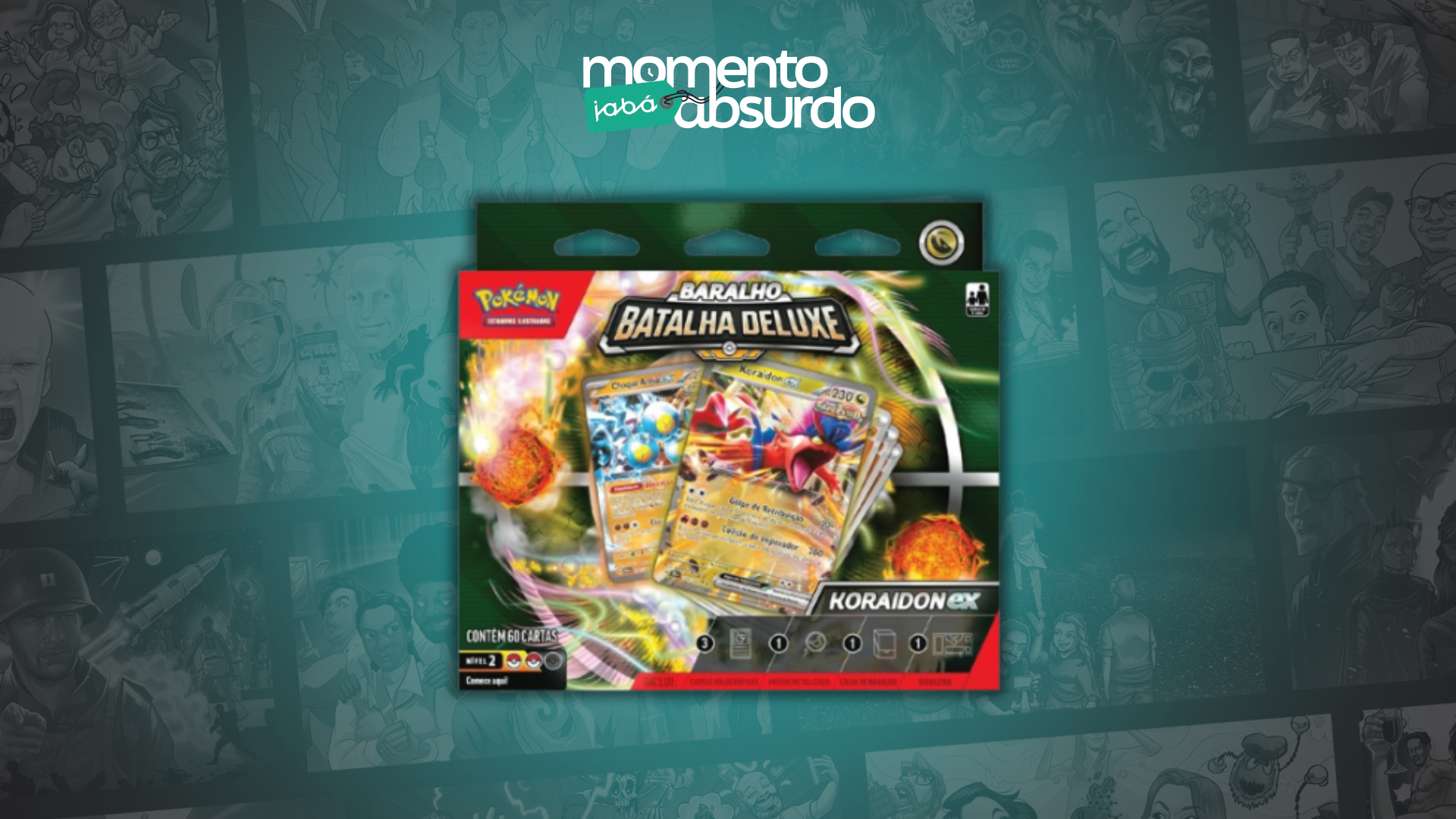 Baralho de Batalha Deluxe de Pokémon Estampas Ilustradas em oferta no Magalu