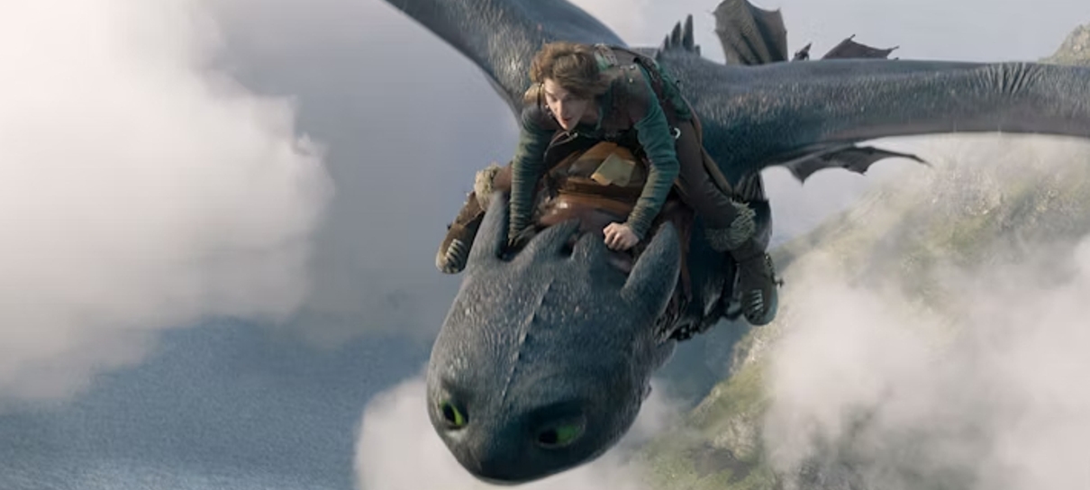Como Treinar o Seu Dragão ganha imagem com voo de Soluço e Banguela
