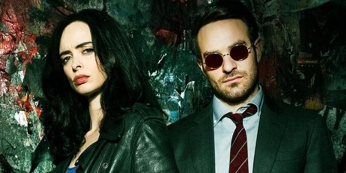Jessica Jones e Matt Murdock treinam para temporada 2 de Demolidor: Renascido