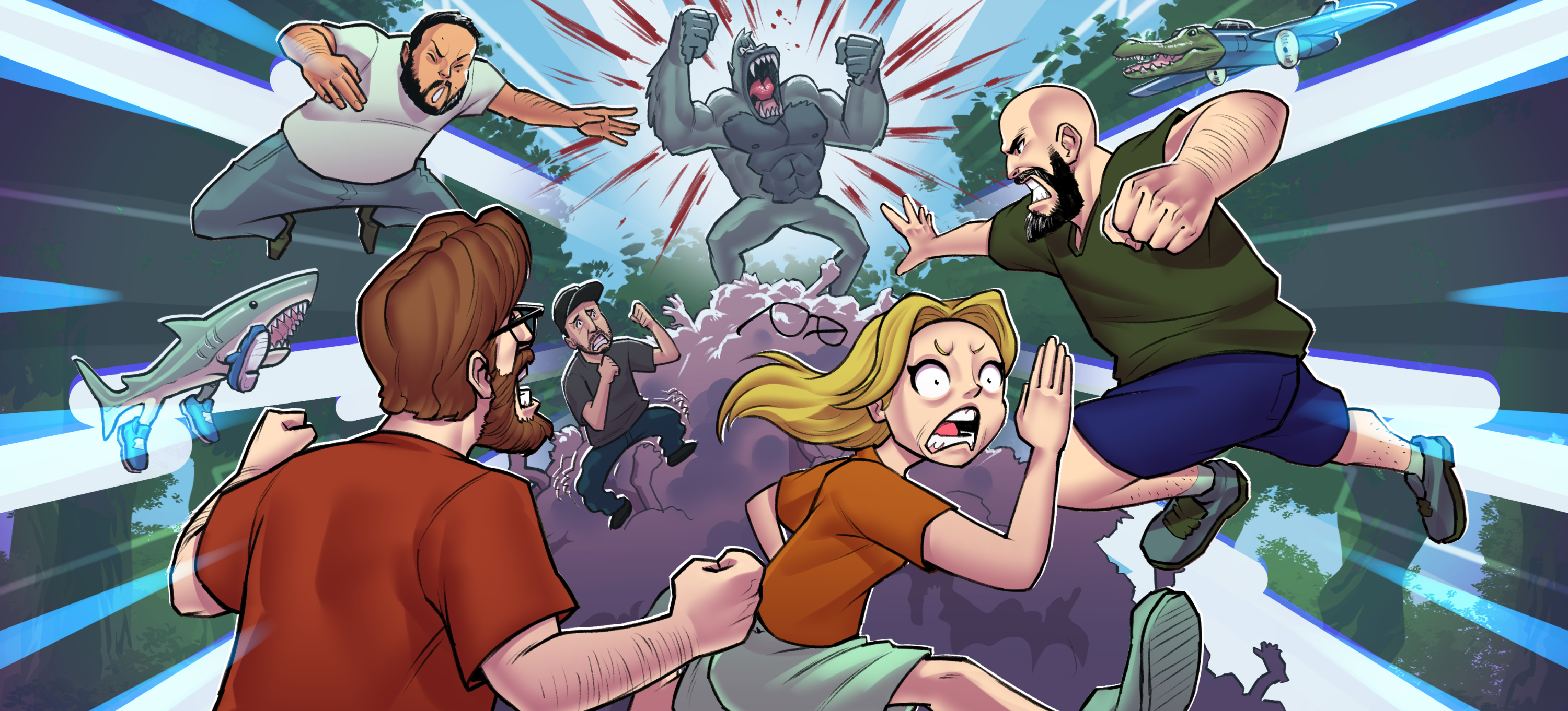 Capa do episódio Pauta Frouxa: 100 Humanos vs 1 Gorila