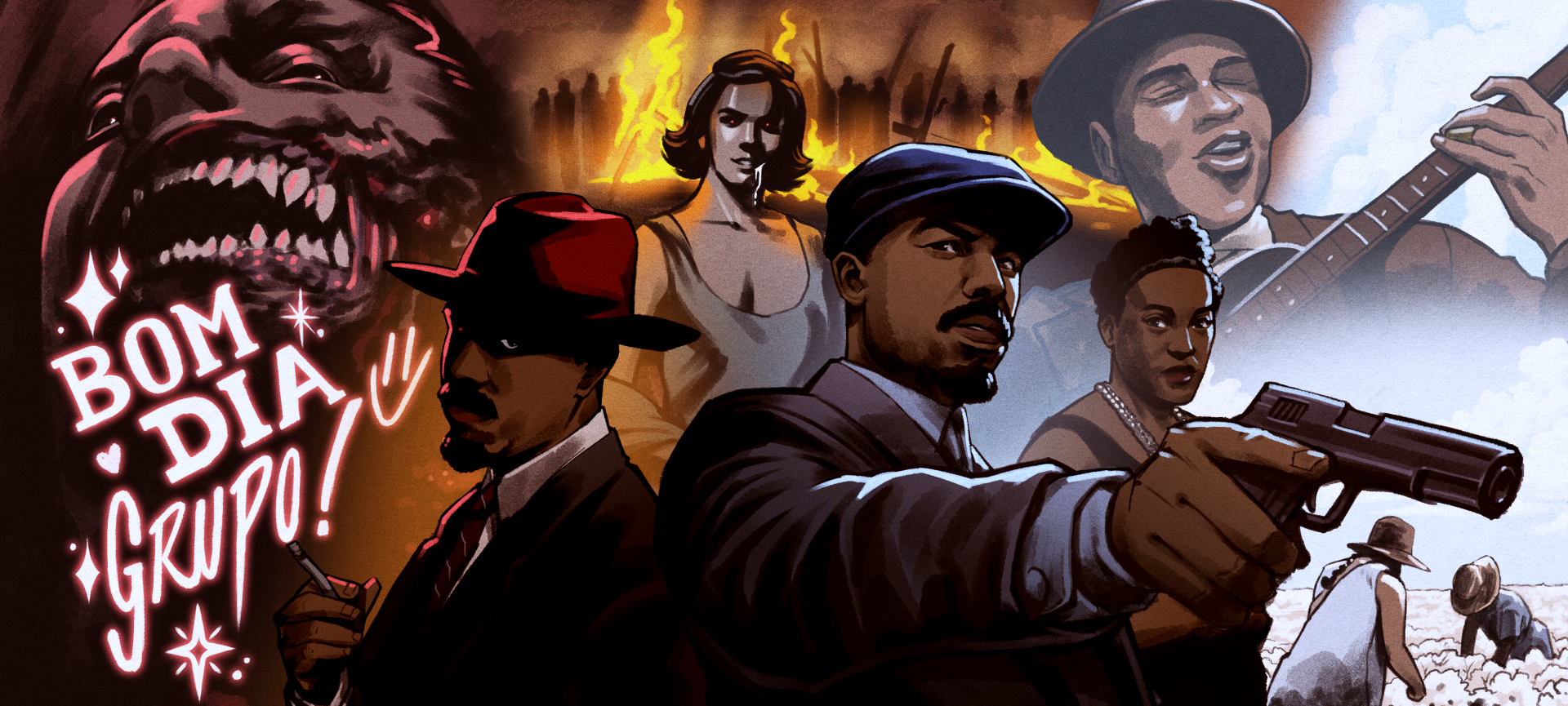 Capa do episódio Pecadores: uma história de sangue e blues