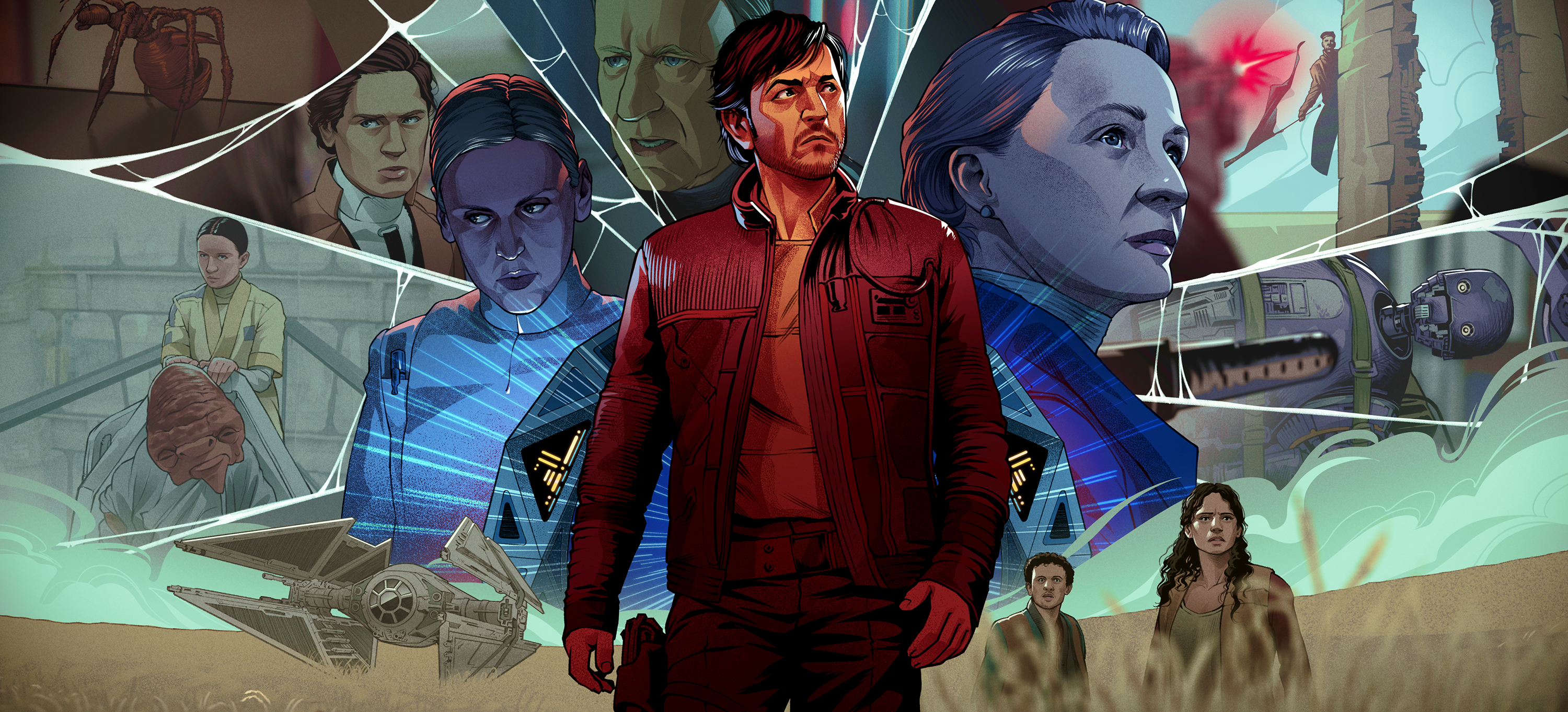 Capa do episódio Andor 2 – Star Wars brilhando com fulgor