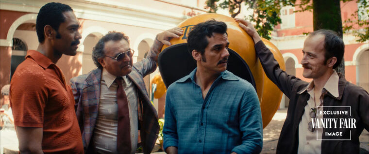 Wagner Moura aparece em foto inédita de O Agente Secreto (Vanity Fair/Reprodução)