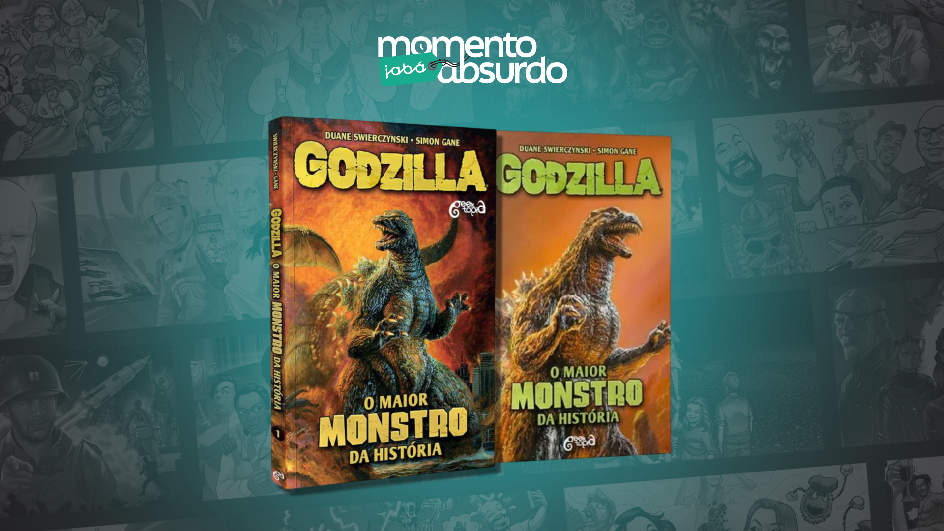 Godzilla: Combo maneiro com HQs, camiseta, caneca e mais está em oferta