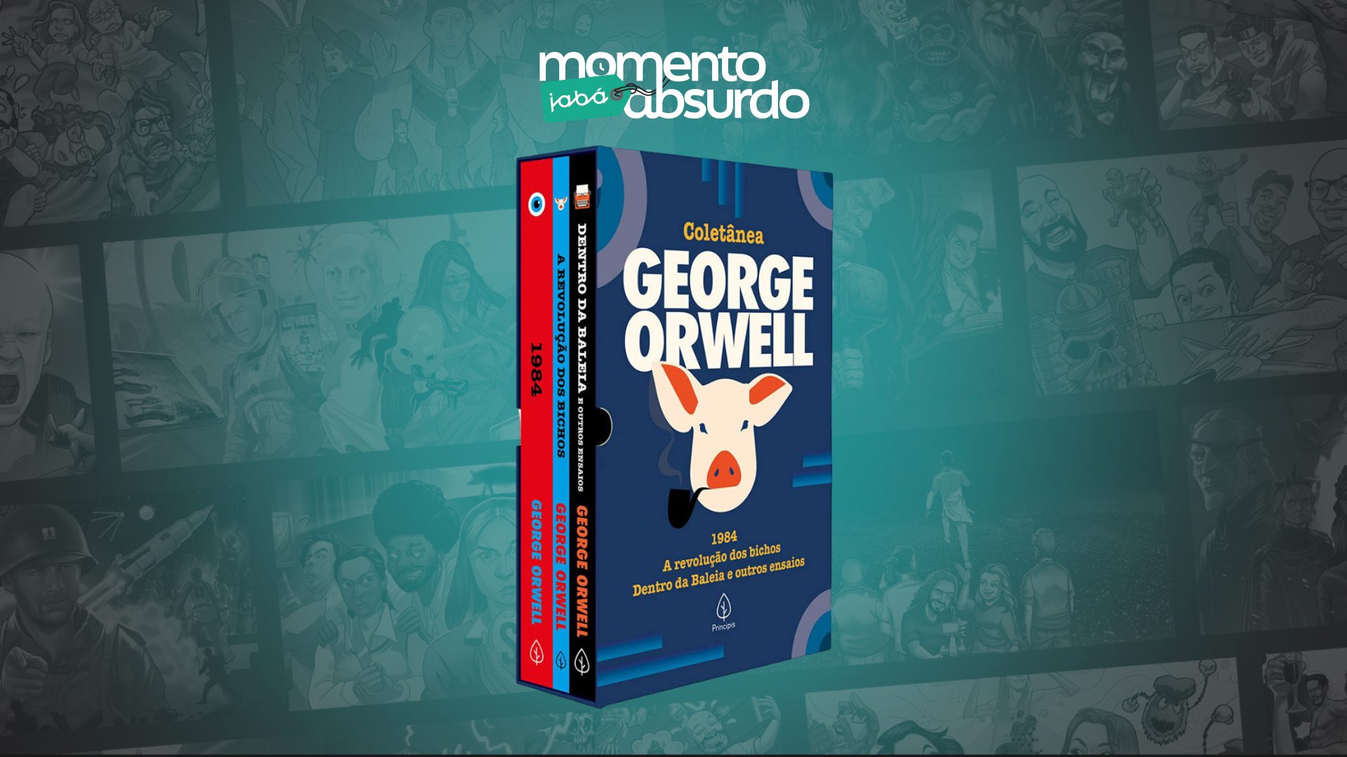 George Orwell: Box com 1984 e mais clássicos está com 60% desconto
