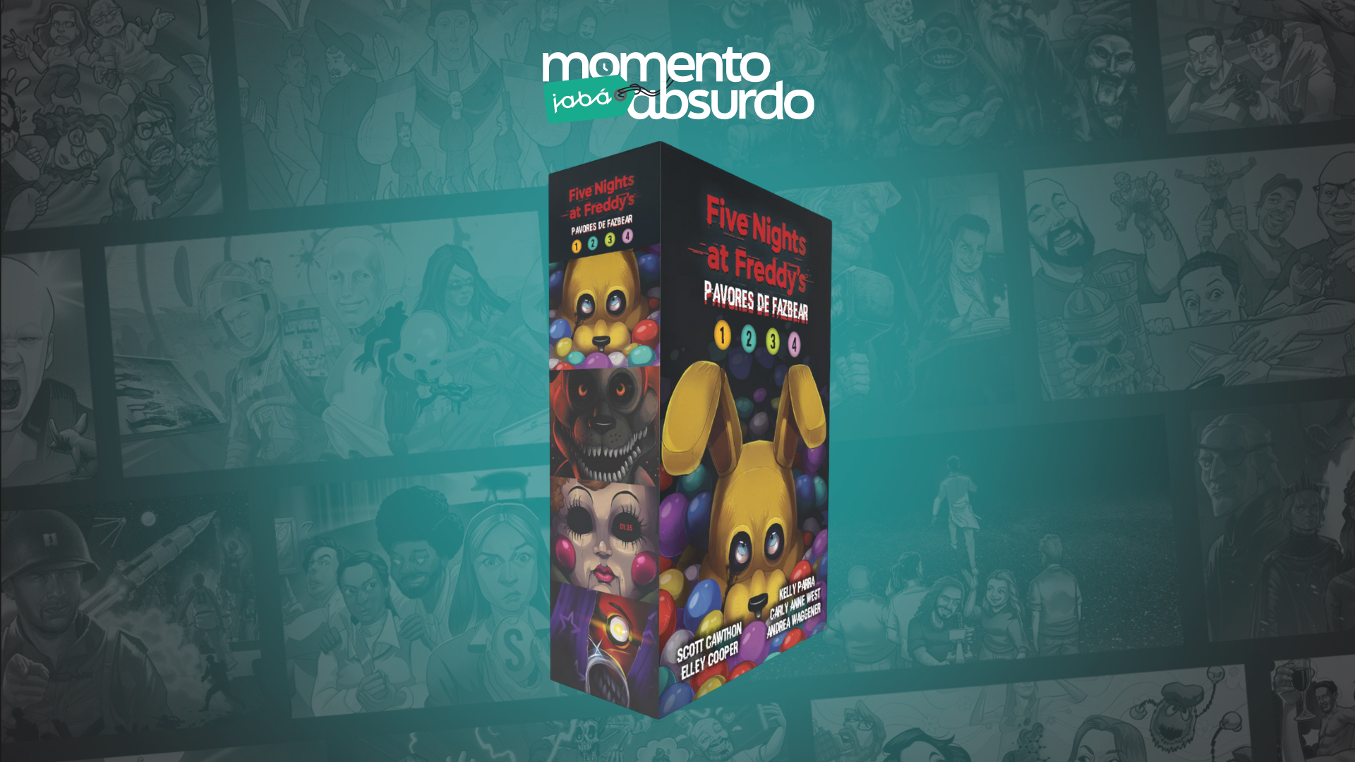 Box de livros Five Nights At Freddy’s em oferta do terror na Amazon