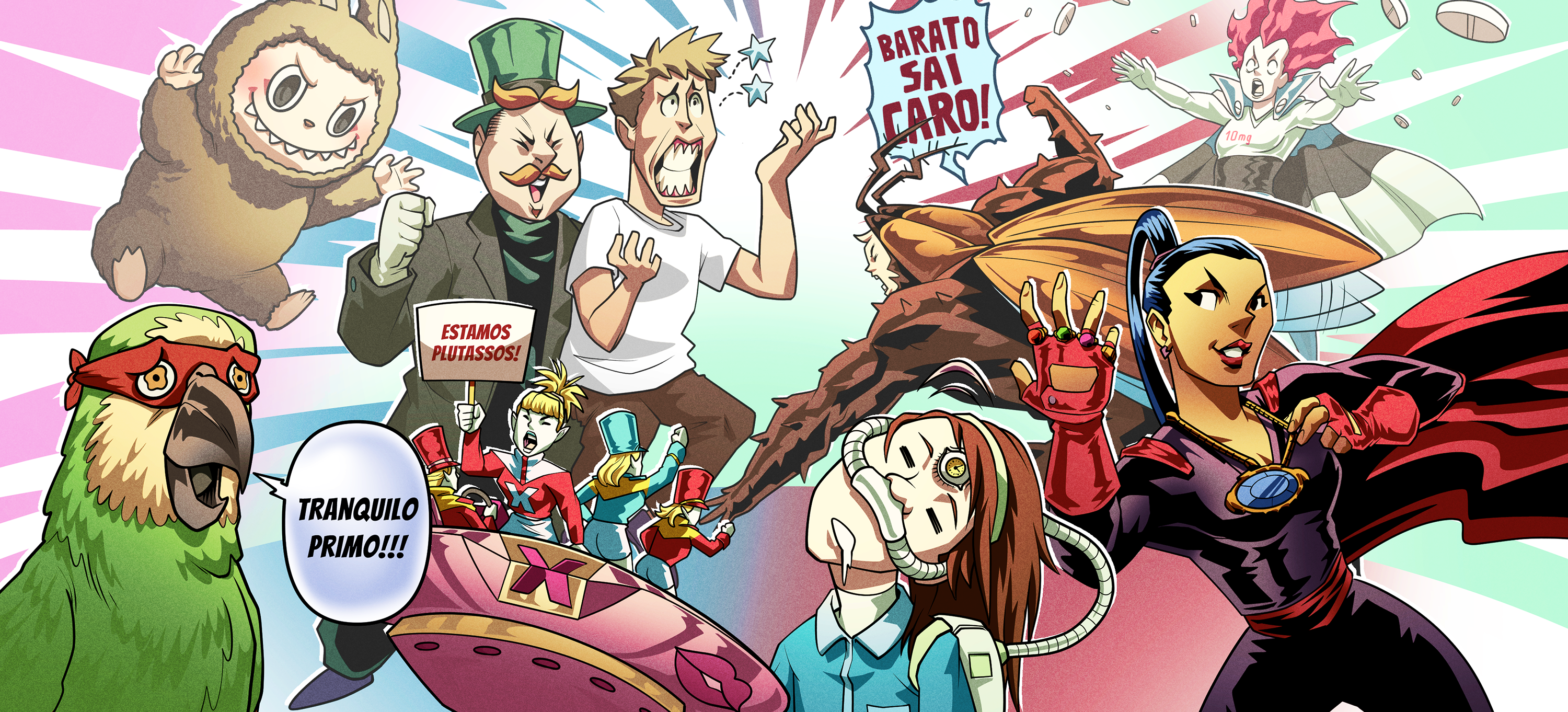 Capa do episódio Inventando Heróis e Vilões do nosso jeitinho