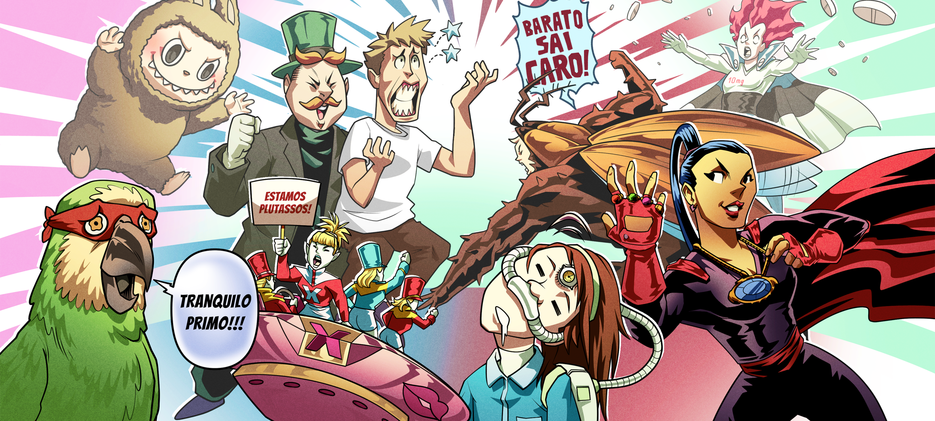 Inventando Heróis e Vilões do nosso jeitinho