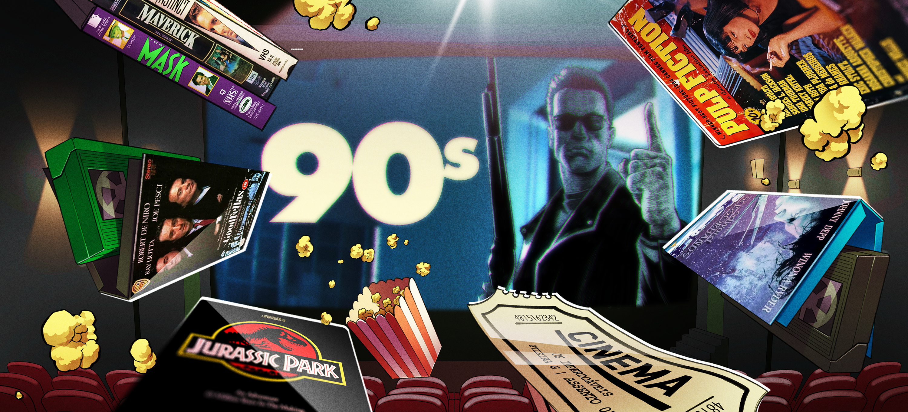 Capa do episódio Como era bom o Cinema dos Anos 90 – Parte 1