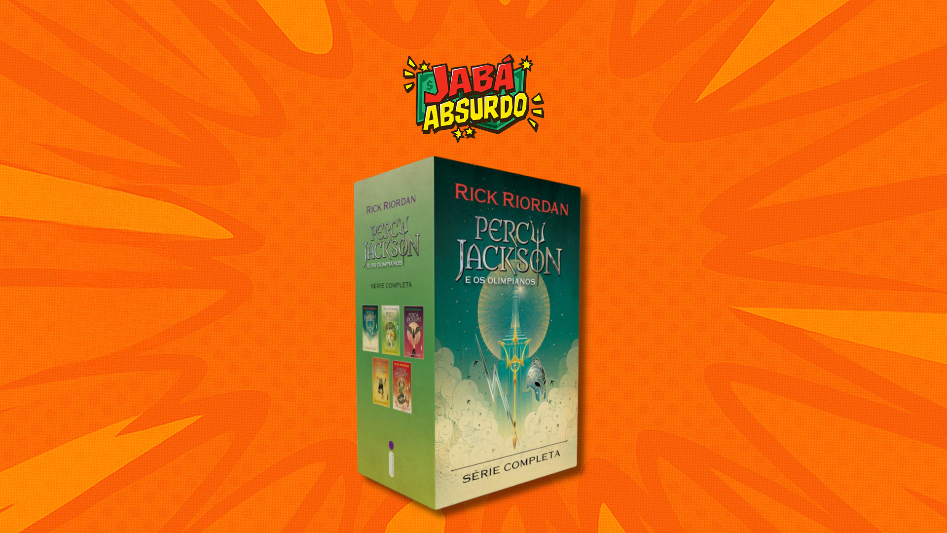 Percy Jackson: Box da saga com desconto olimpiano na Amazon