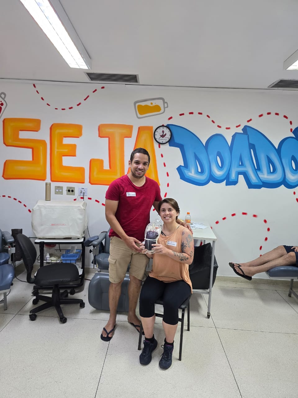 Alice Selles e Luis Avellar