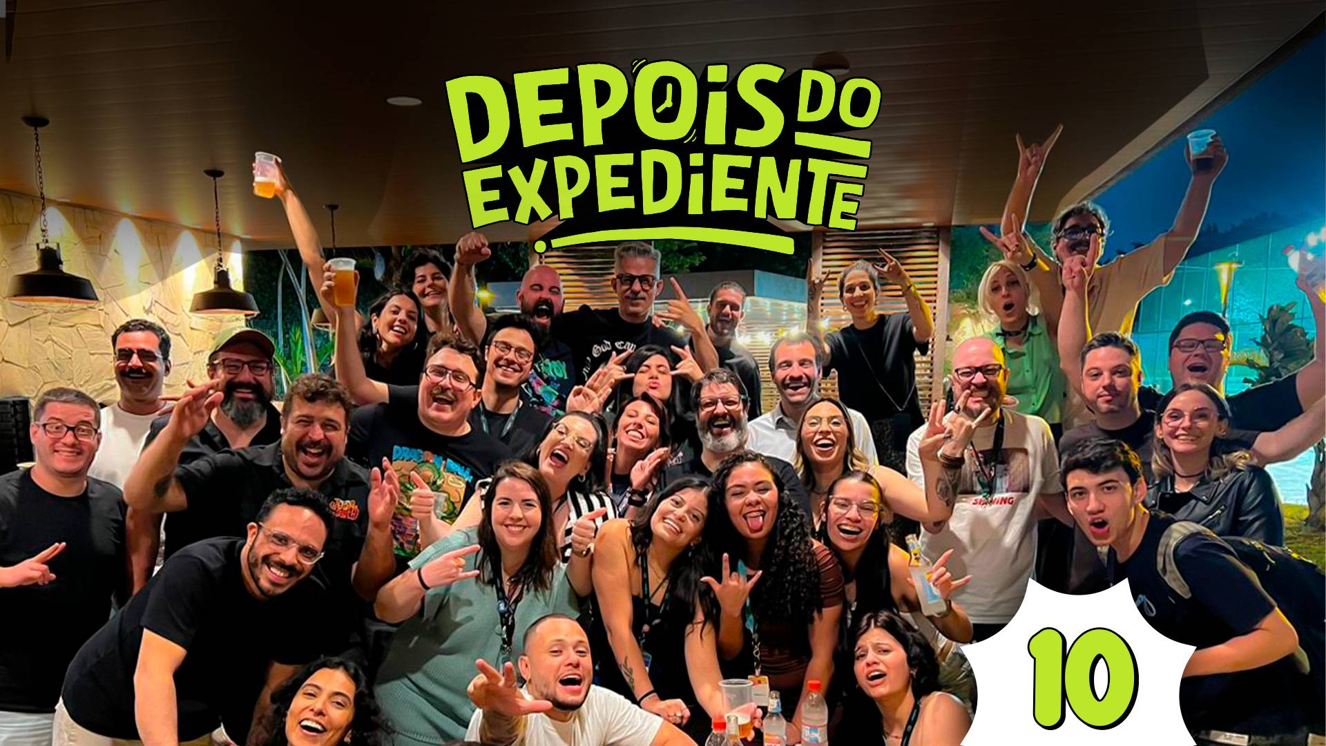 Capa do episódio Festa da Firma (com Jovem Nerd, Azaghal e Vidane) | DDE #10
