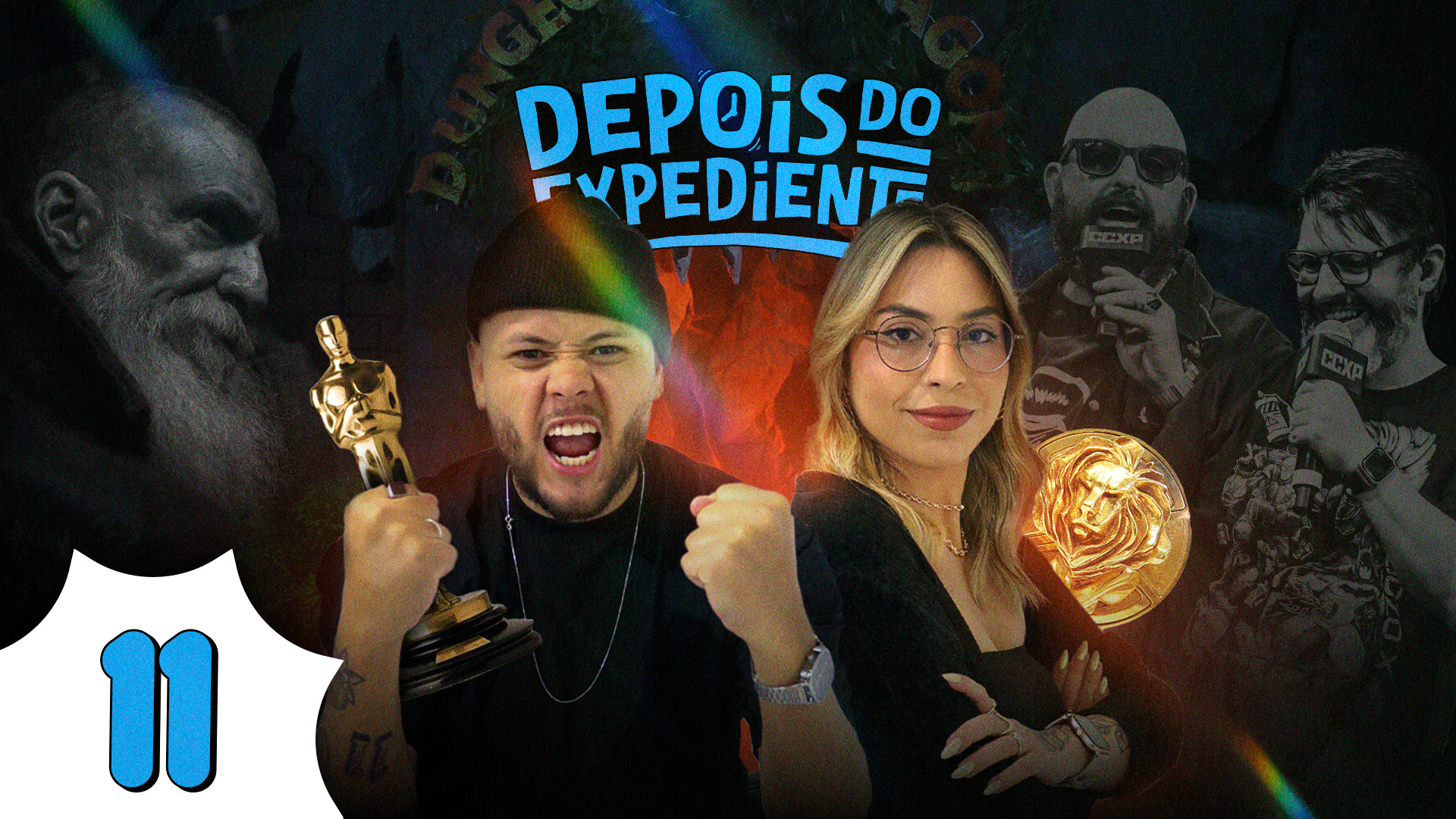 Capa do episódio Perrengues e Vitórias: Os Bastidores do 2025 do Jovem Nerd | Depois do Expediente 11