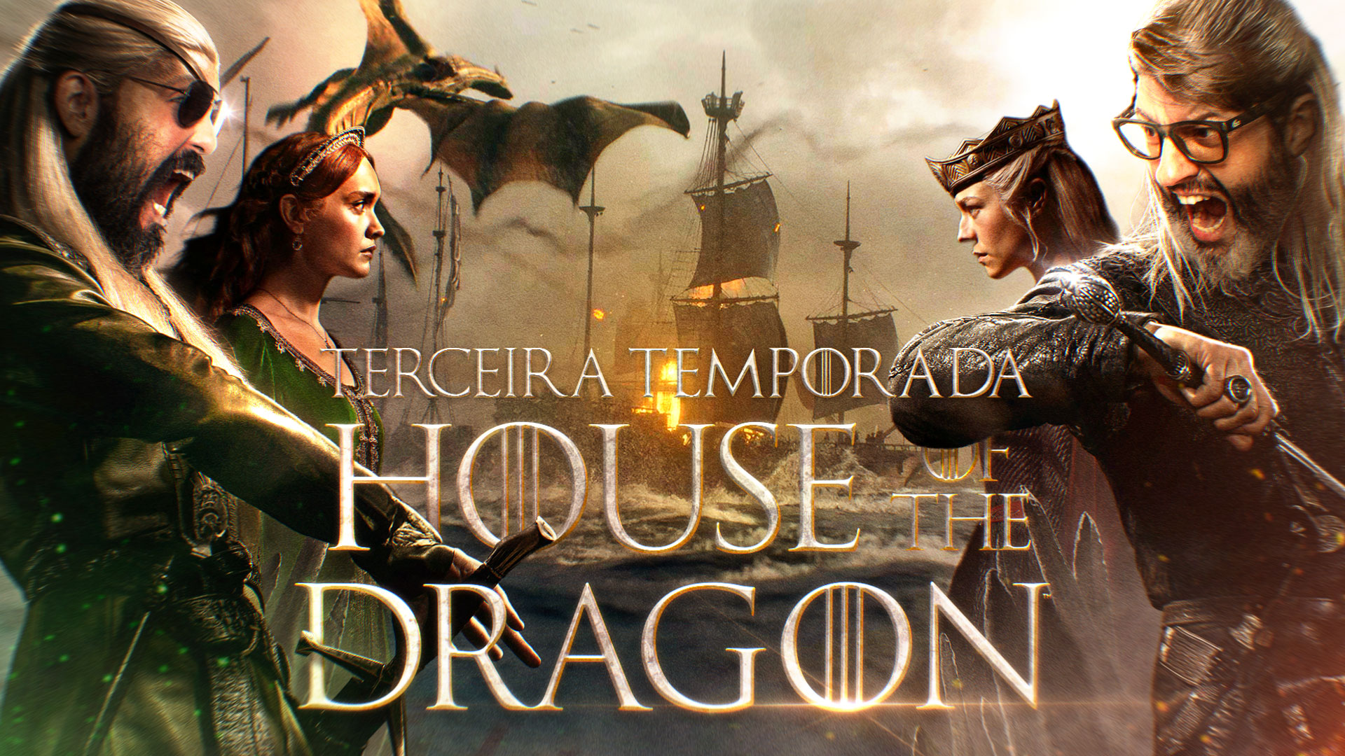 Trailer A Casa do Dragão 3ª Temporada - DRAGÃO AQUI, ALI, EM TODO LUGAR