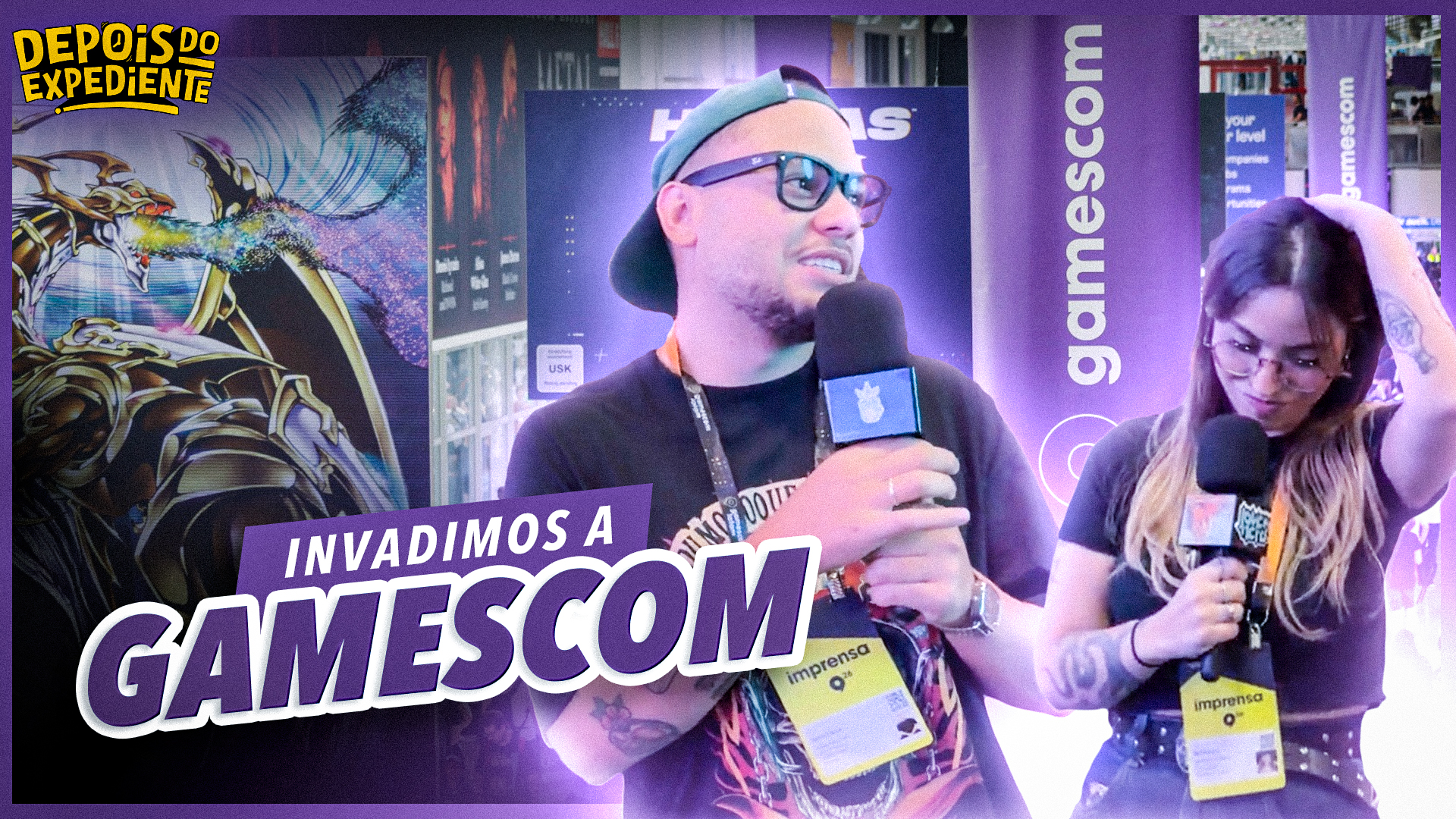 Capa do episódio Invadimos a Gamescom! | Depois do Expediente 20