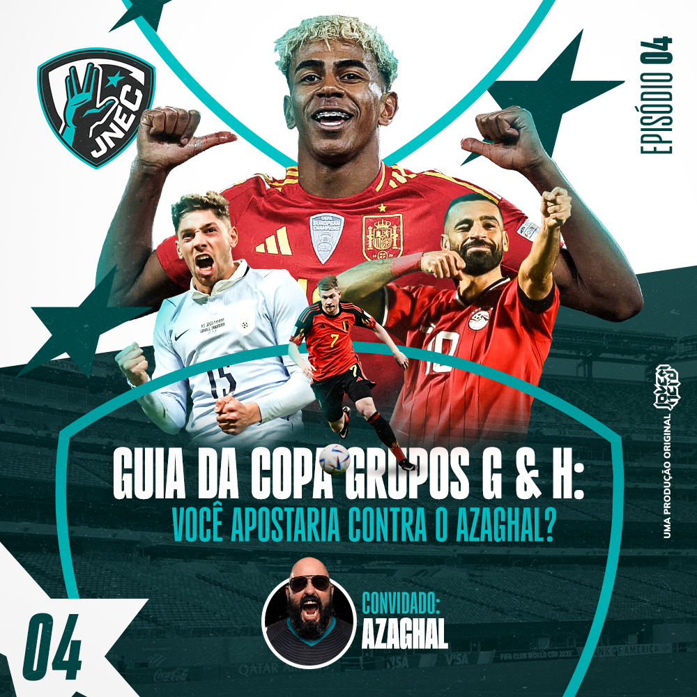GUIA DA COPA 2026 - GRUPOS G & H: Você apostaria contra o AZAGHAL? | JNEC 04