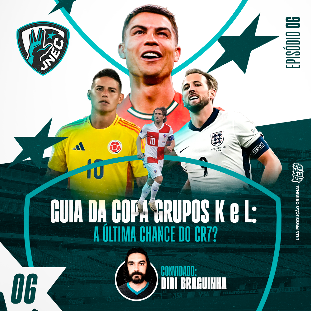 GUIA DA COPA 2026 - GRUPOS K & L: Didi Braguinha e a Última Chance do CR7? | JNEC 06