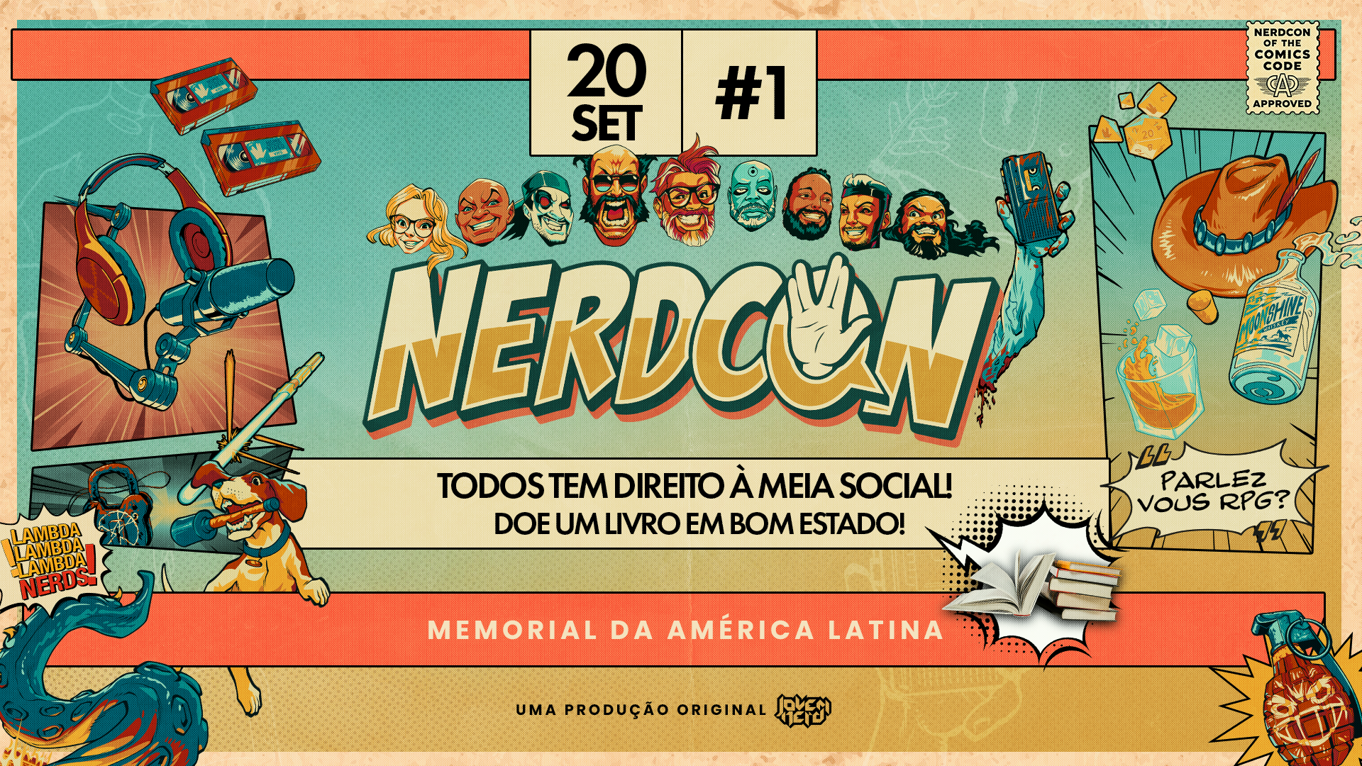 NerdCon oferece ingresso mais barato para todos em ação de doação de livros