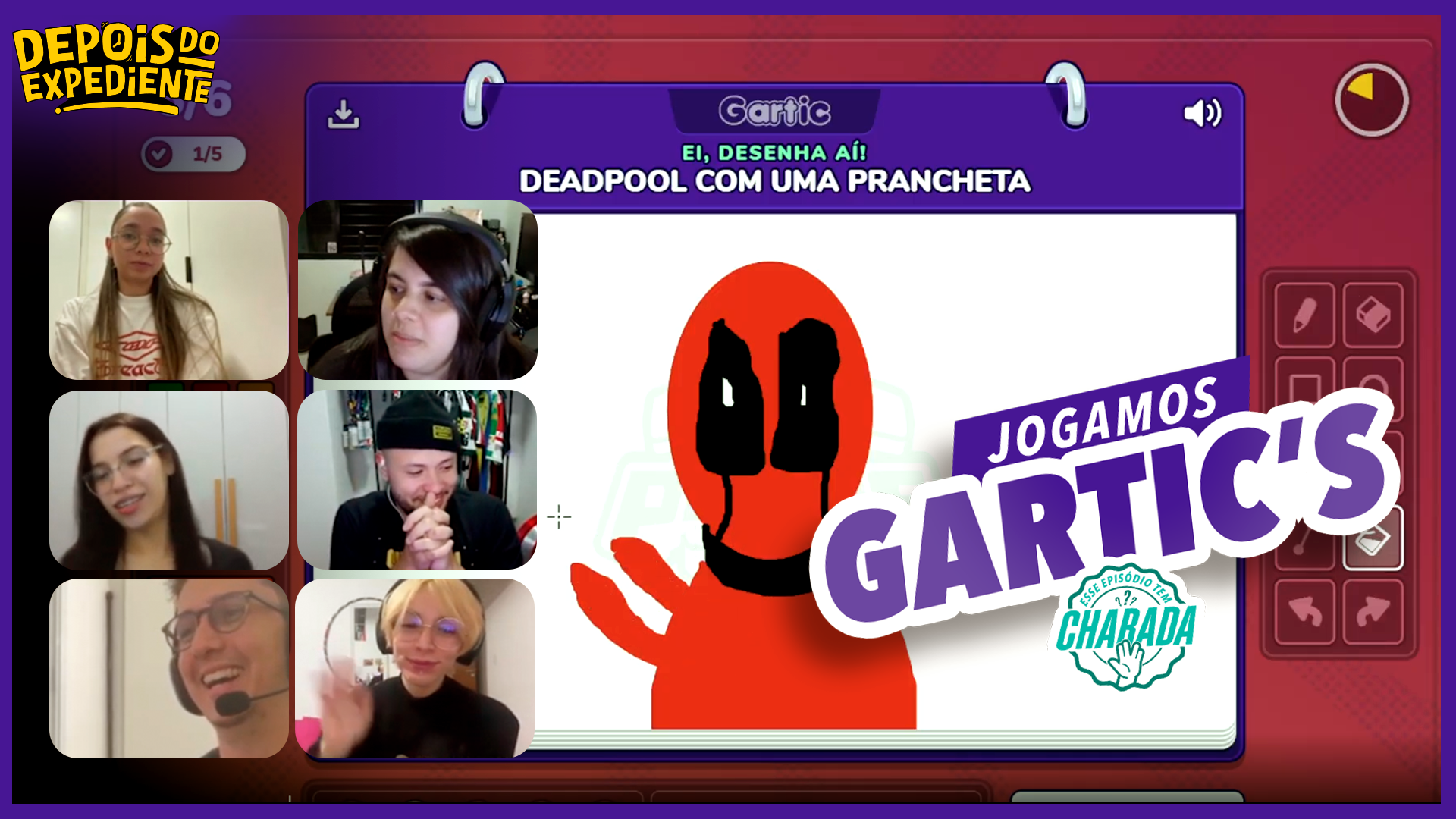 Meia Horinha de Gartic Sem Perder a Amizade | DDE 24