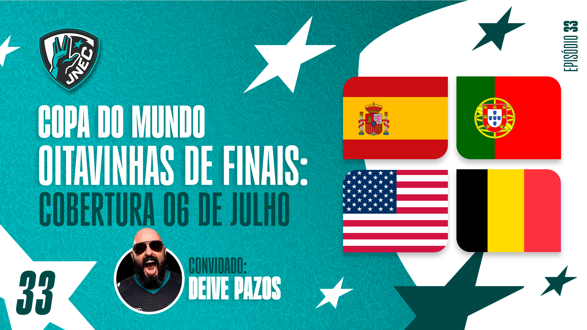 DIA #26 DA COPA 2026: 06 DE JULHO - AZAGHAL GANHOU A APOSTA | JNEC 33