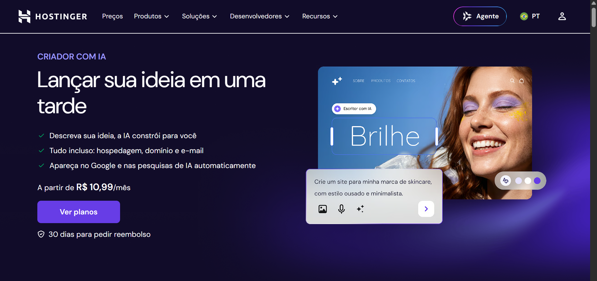 Hostinger ajuda a tirar seu negócio do papel com ferramenta de programação com IA