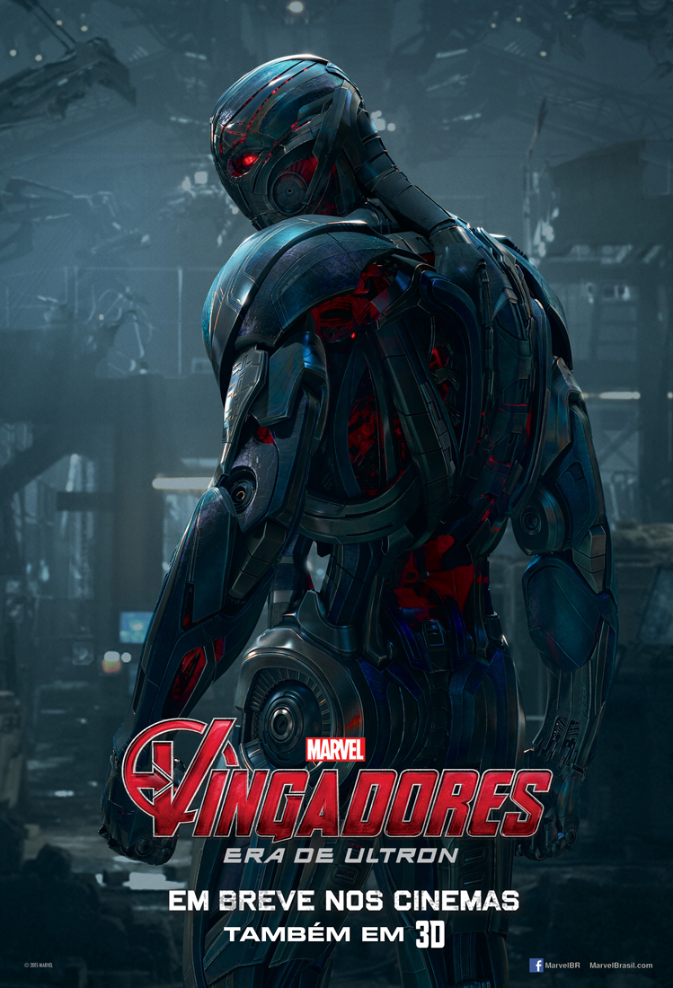 Ultron ganha seu próprio pôster em Os Vingadores 2