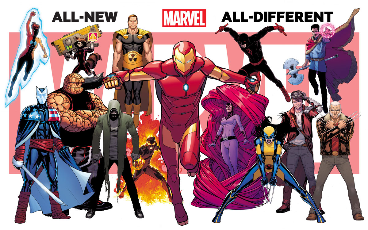 Fase "All-New, All-Different" terá 45 novos quadrinhos
