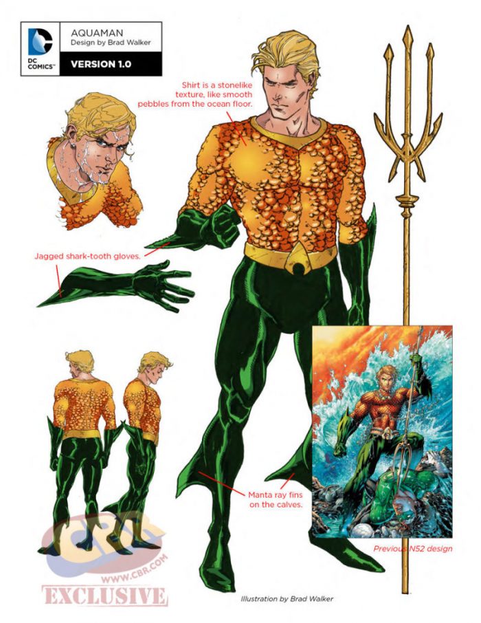 Aquaman Rebirth Uniforme