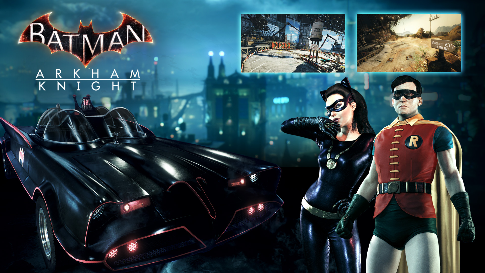 Novo DLC de Batman: Arkham Knight adiciona Batmóvel classico ao jogo