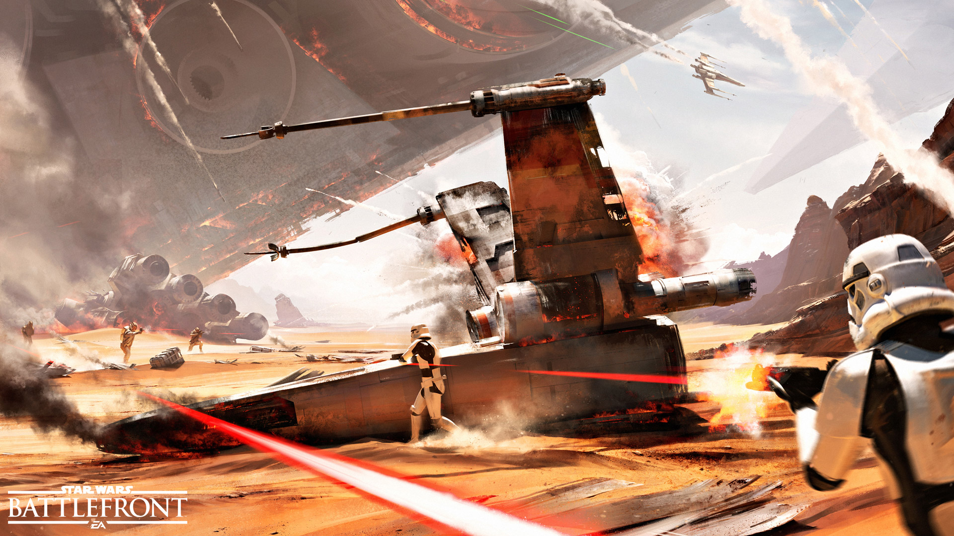 DICE fala sobre a Batalha de Jakku em Star Wars: Battlefront