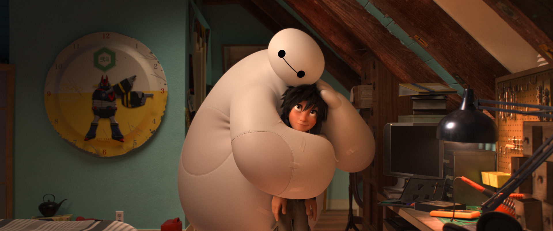 Baymax em tamanho real vai te deixar satisfeito com tanta fofura