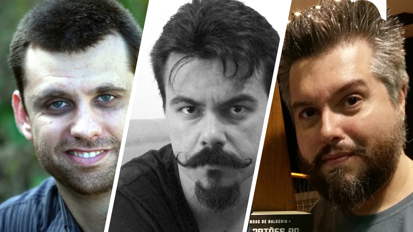 Eduardo Spohr, Affonso Solano e André Gordirro na Bienal do Livro de Minas  - Jovem Nerd