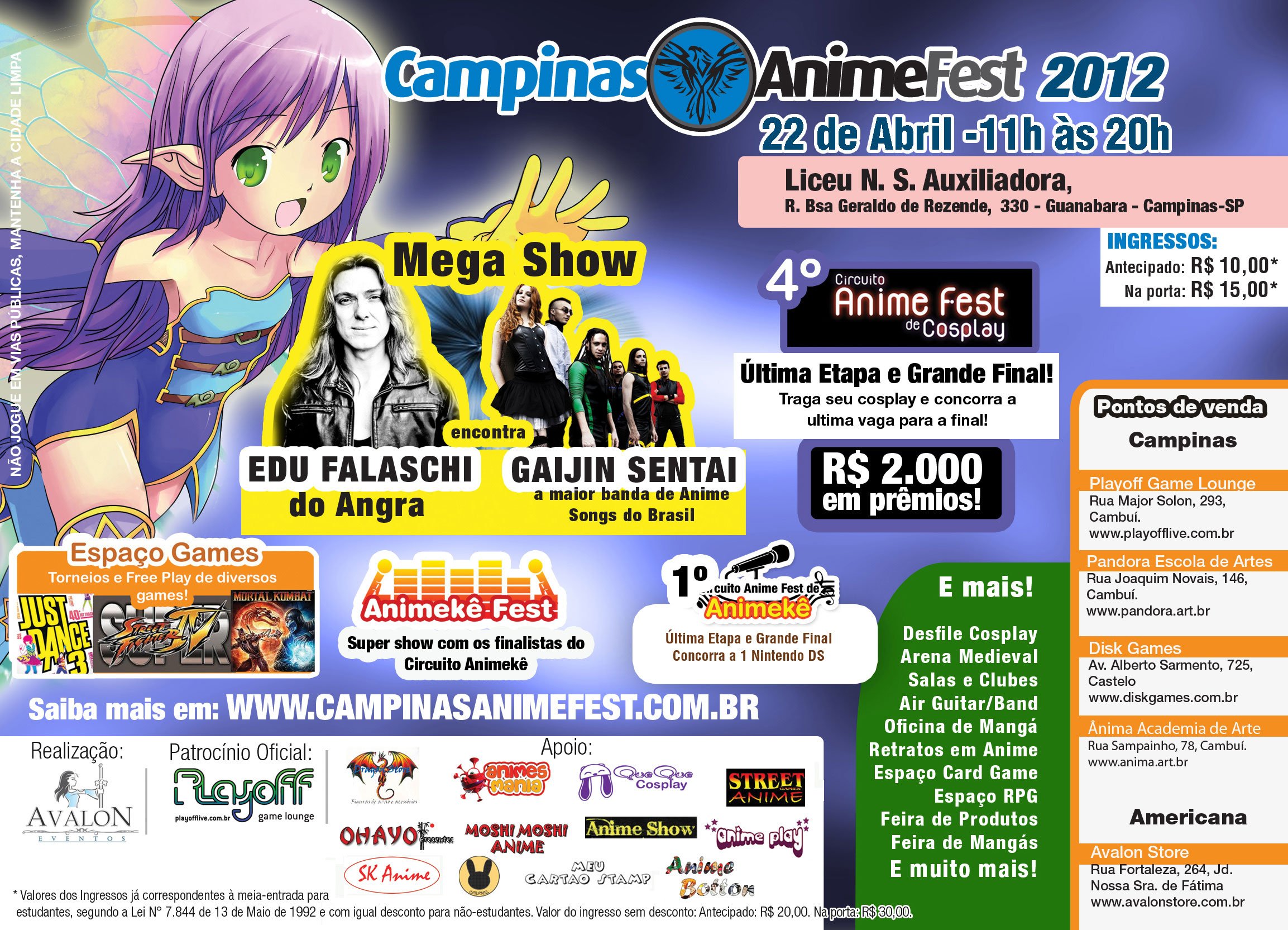 Anime Fest Flyer 2007