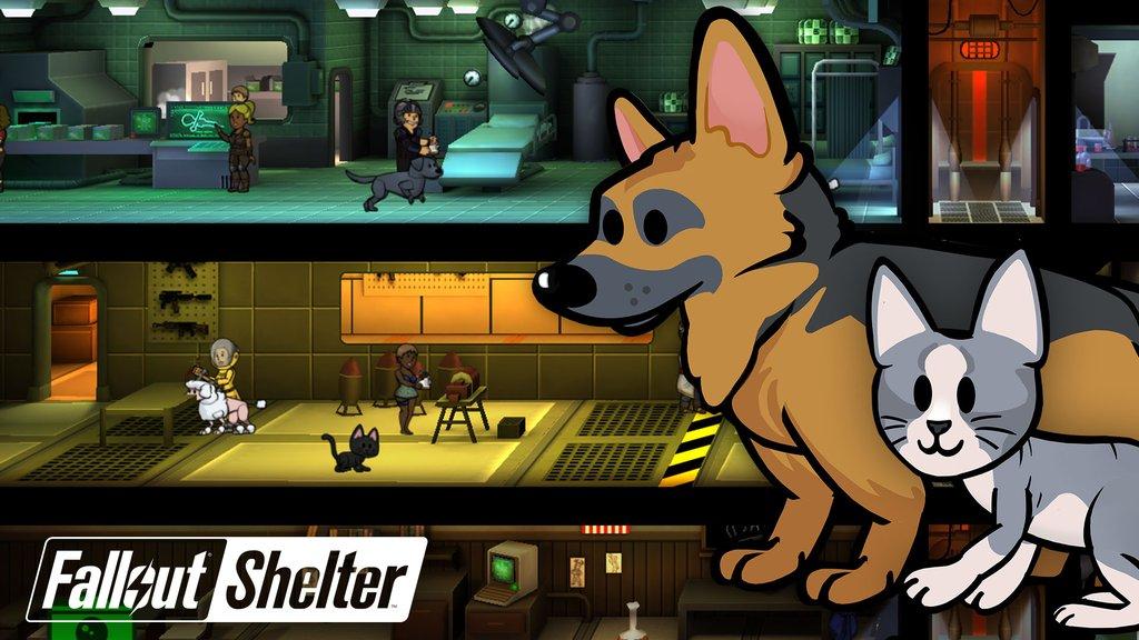Dogmeat e animais de estimação agora estão em Fallout Shelter