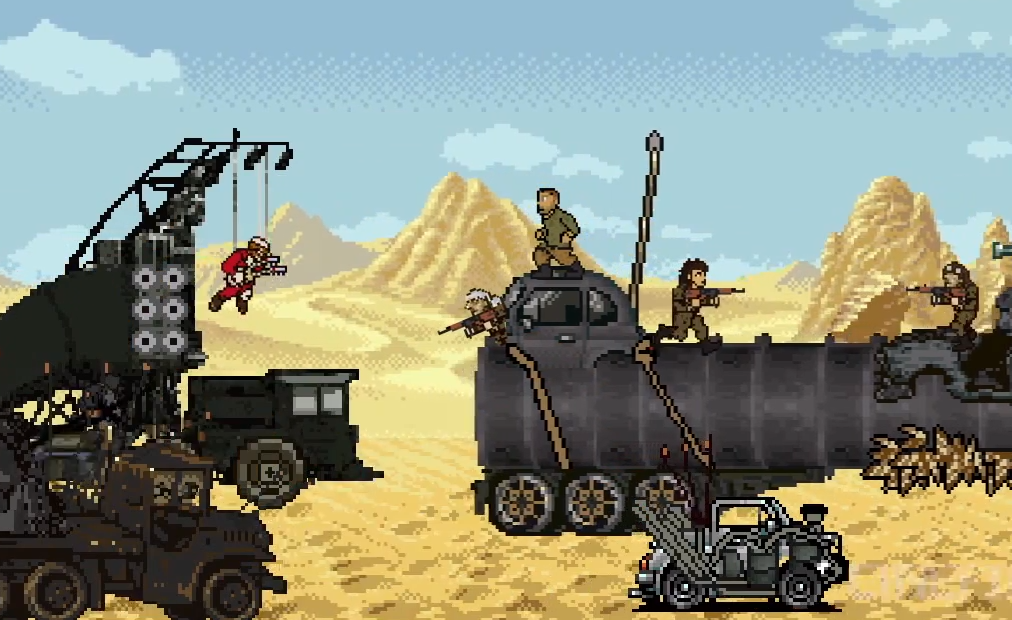 Como seria Mad Max: Estrada da Fúria como um jogo 8bit?