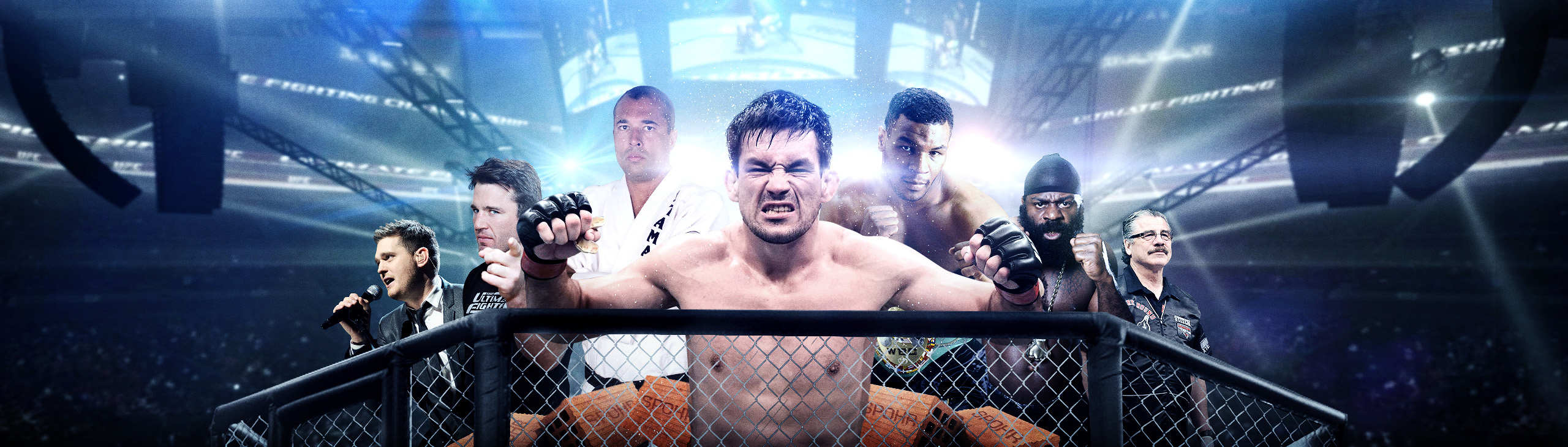 No octógono com Demian Maia