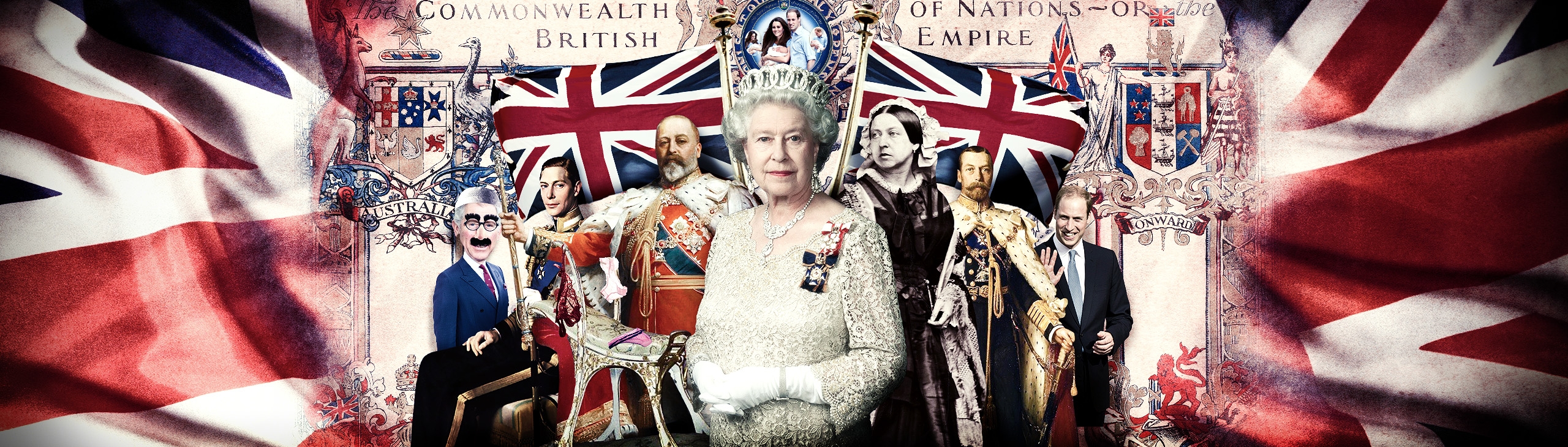 A moderna monarquia britânica