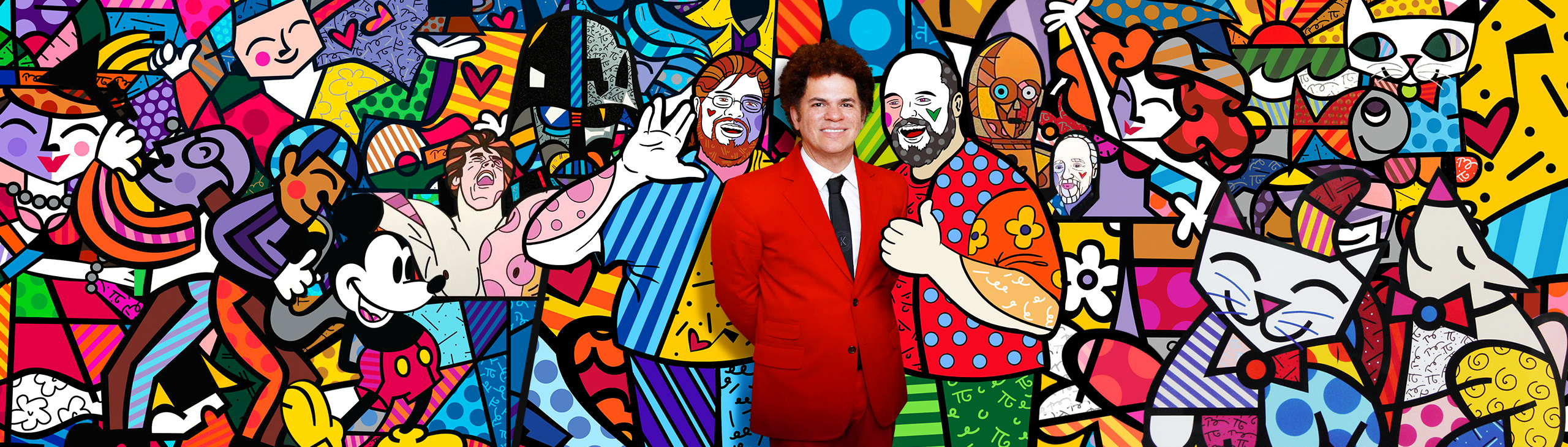 As cores do sucesso de Romero Britto