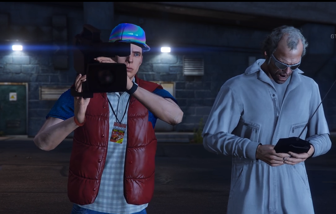 Fãs recriam cena de De Volta Para o Futuro em GTA V