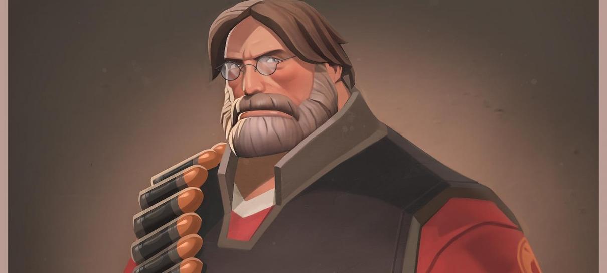 Agora você pode jogar com Gabe Newell em Team Fortress 2