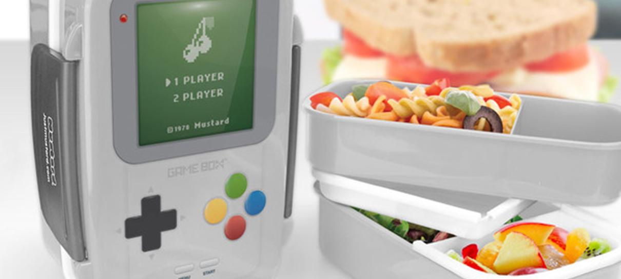 Game Box guarda o seu almoço da maneira mais estilosa possível