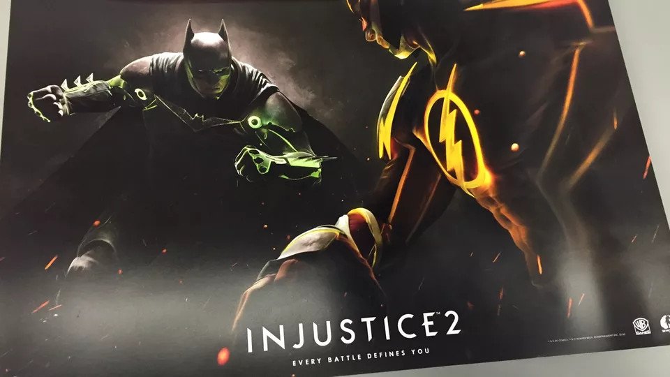 Injustice 2 aparece em pôster de pré-venda